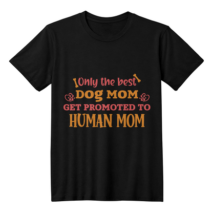 Funny black t-shirt for dog lovers with the quote