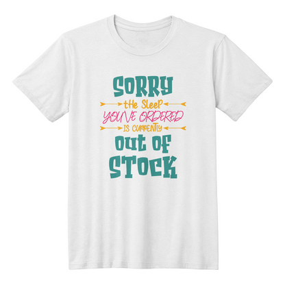 Funny white t-shirt with quote