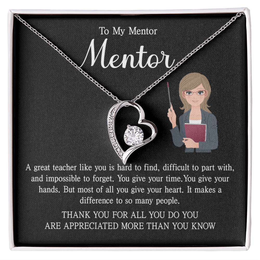Teacher Birthday Gifts, Forever Love Necklace