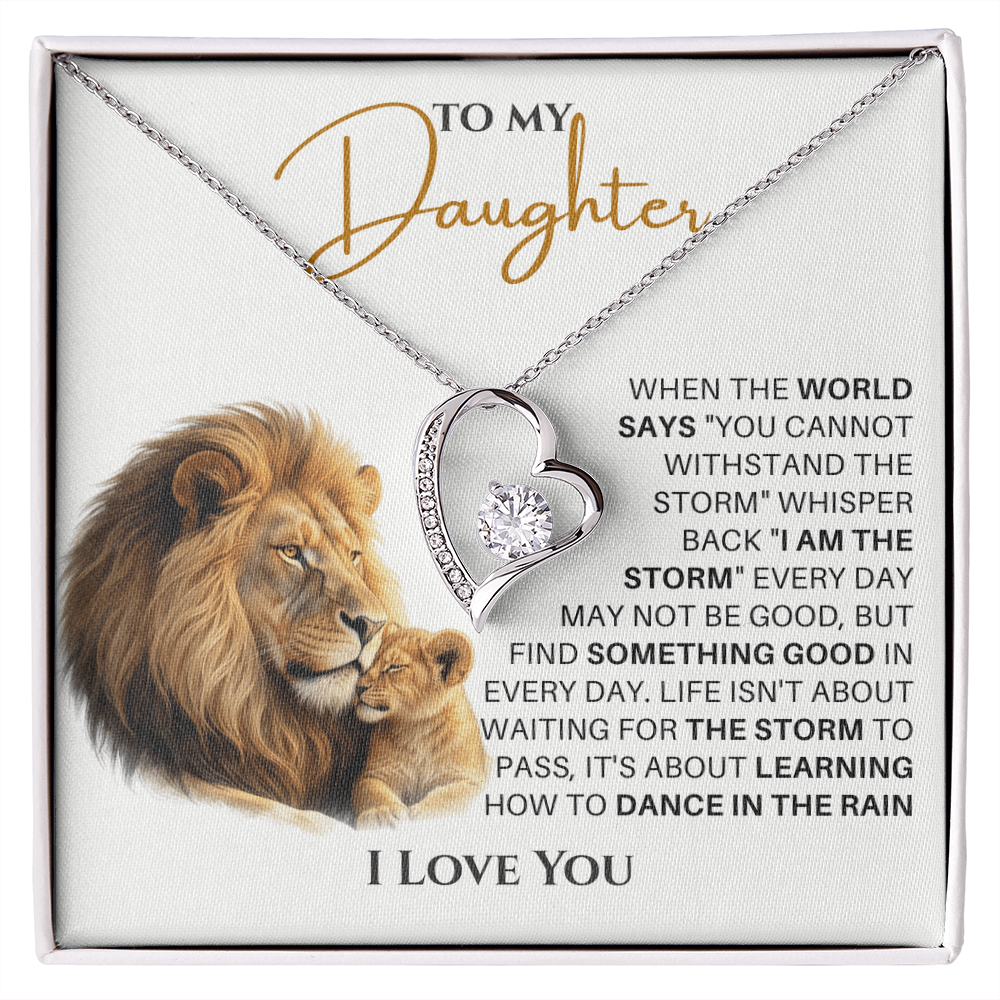 Forever Love Necklace, She glows like she was born for this moment