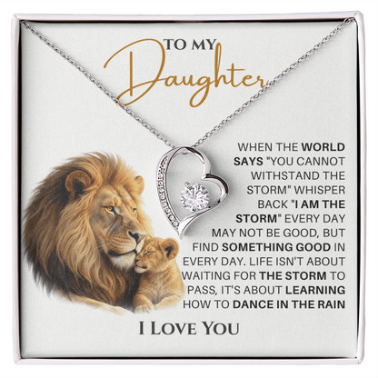 Forever Love Necklace, She glows like she was born for this moment