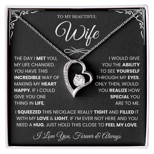 Gifts for Wife from Husband, Forever Love Necklace