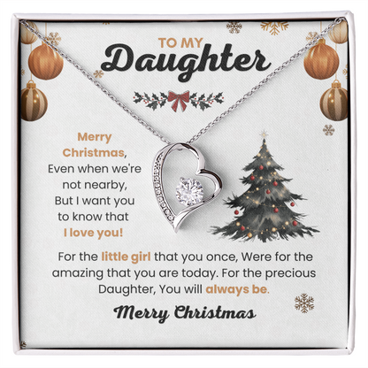 Christmas Gifts for Daughter, She glows brighter wearing this necklace