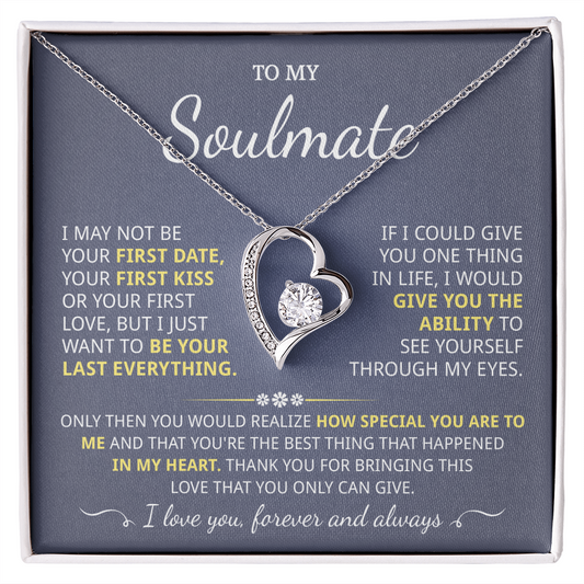 To My Beautiful Soulmate Forever Love Necklace for Women