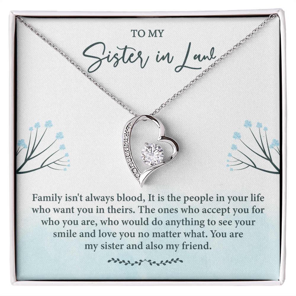 Sister in Law Necklace, Forever Love Necklace