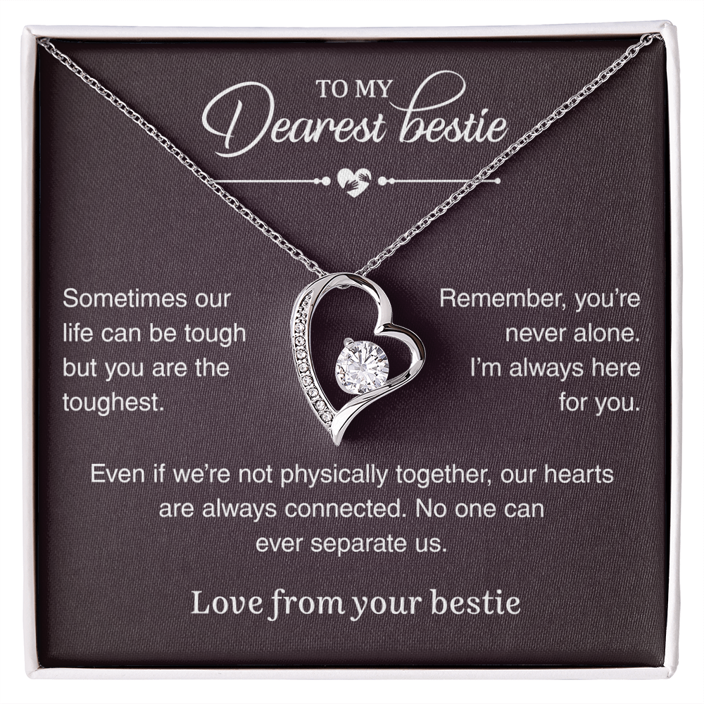 Gold Heart Necklace For Her - Special Gift For Best Friend