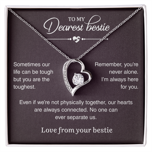 Gold Heart Necklace For Her - Special Gift For Best Friend