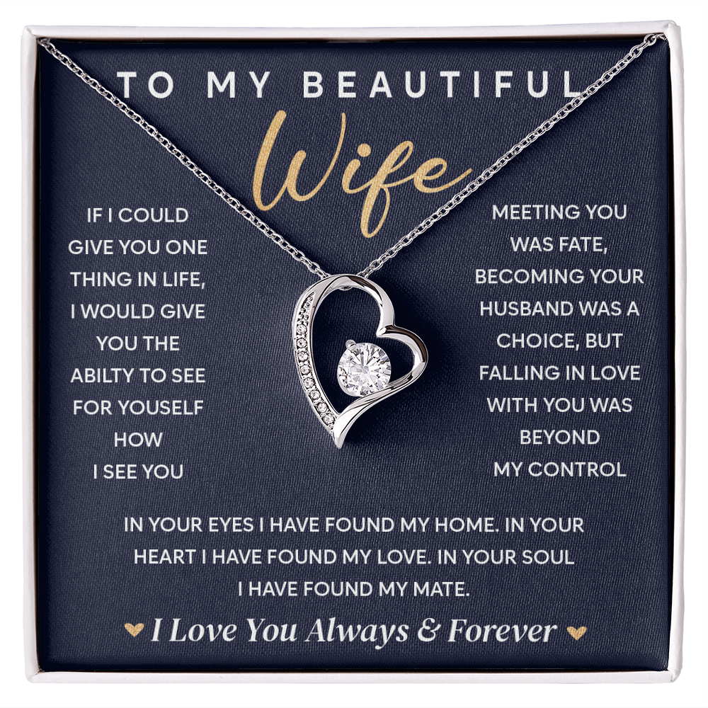 To My Soulmate Neckalce,  Every detail sparkles just like her