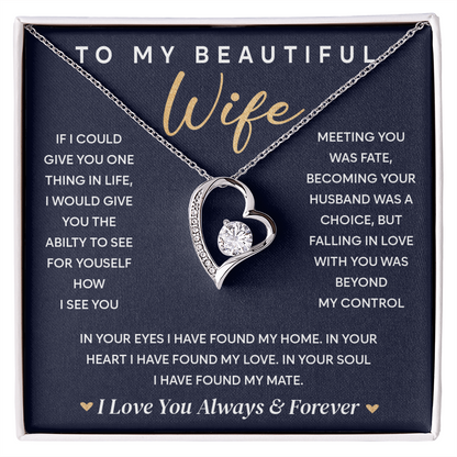 To My Soulmate Neckalce,  Every detail sparkles just like her