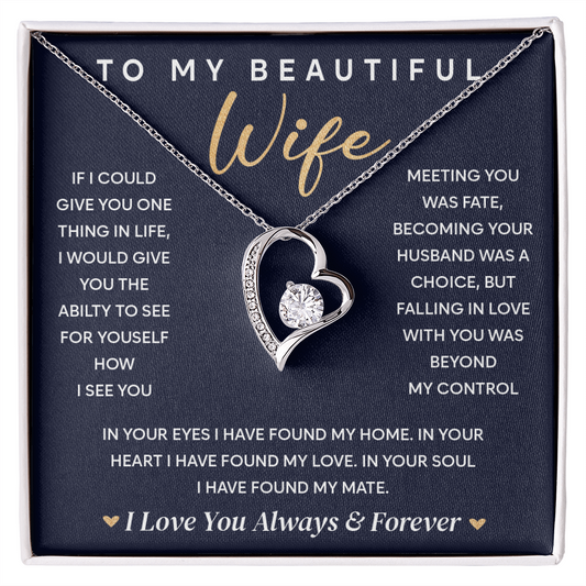 To My Soulmate Neckalce,  Every detail sparkles just like her