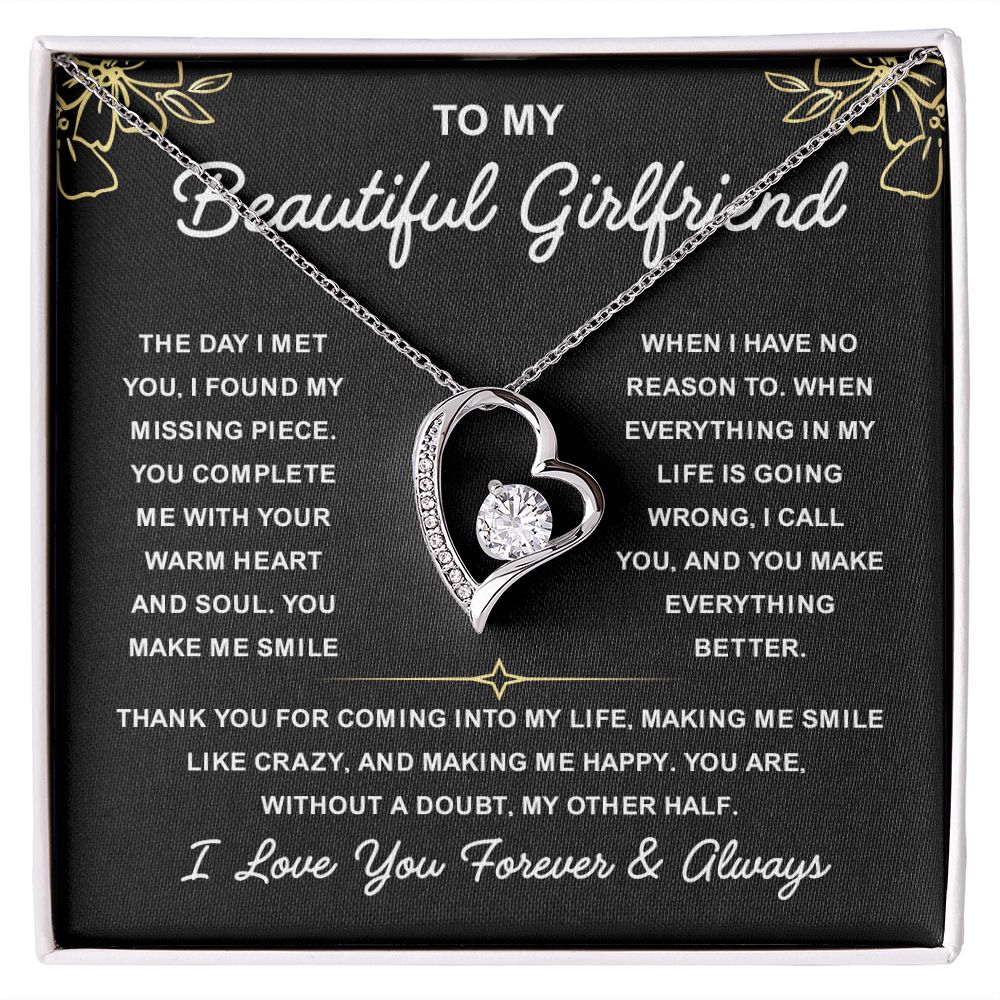Necklace from Boyfriend, Seeing Your Girlfriend Wear It Makes Her Glow Inside and Out