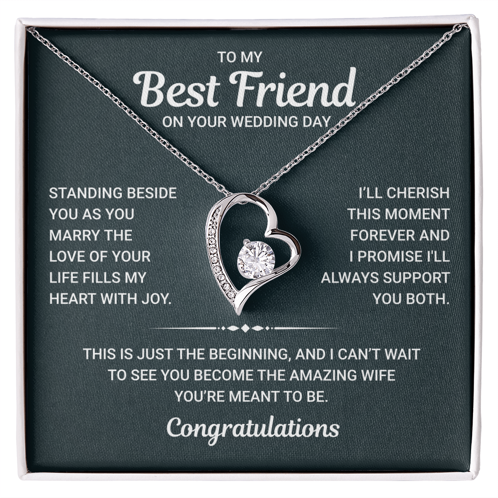 Forever Love Necklace Wedding Present Ideas For Bestie