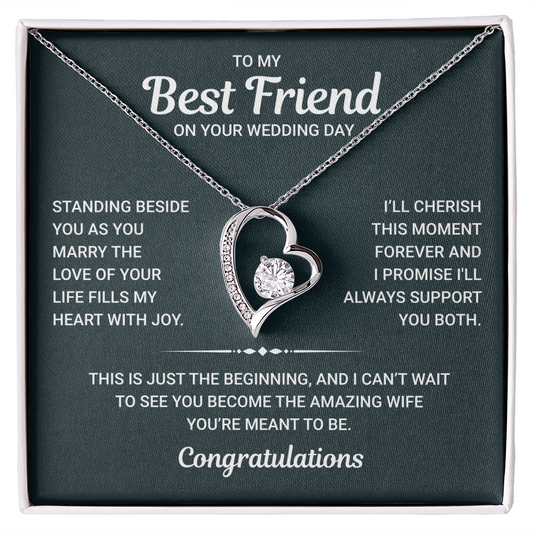 Forever Love Necklace Wedding Present Ideas For Bestie