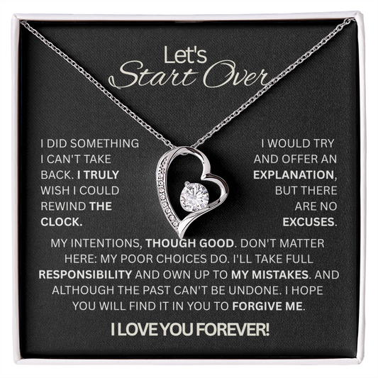 Start Over Necklaces, To My Soulmate Necklace For Women