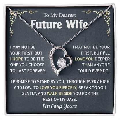 Heart Necklace For My Future Wife - Special Gift For Women