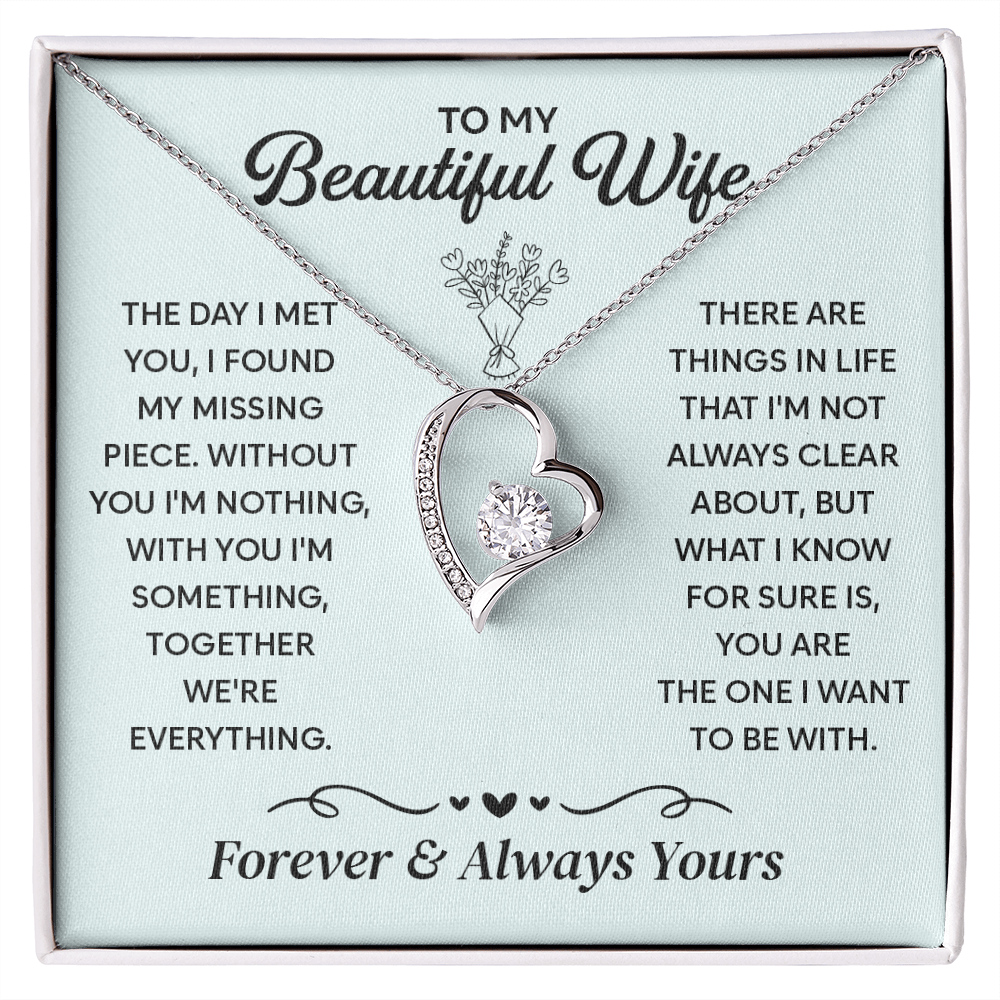 Necklace from Husband, Forever Love Necklace