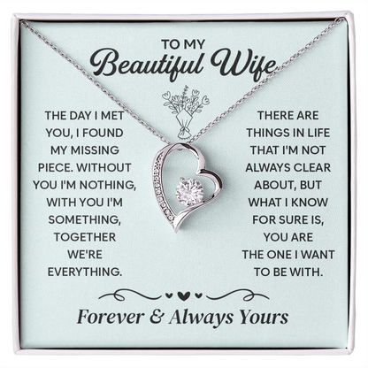 Necklace from Husband, Forever Love Necklace