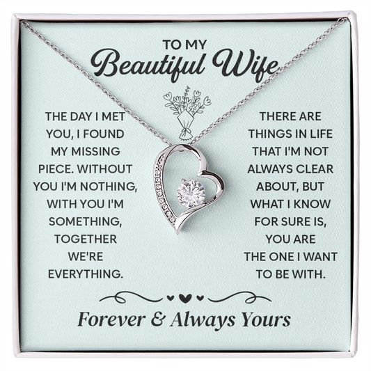 Necklace from Husband, Forever Love Necklace