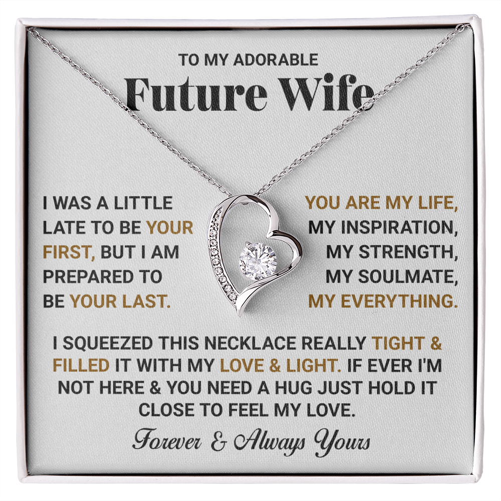 Pendant Necklaces To My Future Wife - Gift For Girlfriend