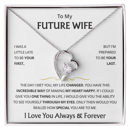 Necklace for Future wife, Forever Love Necklace