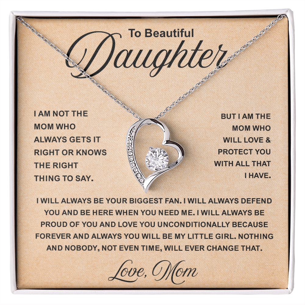 To My daughter Necklace for dad, It Makes Her Smile Shine Even Brighter