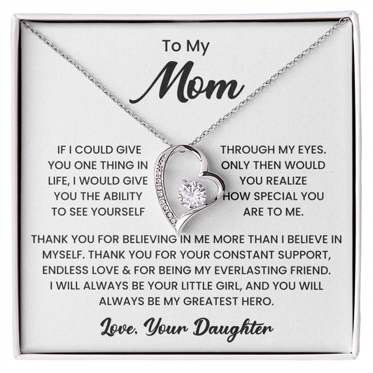 To My Mom Necklace Gifts Meaningful Gift to Mom From Son