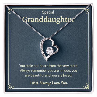 Granddaughter Necklace, Granddaughter Gifts from Grandma