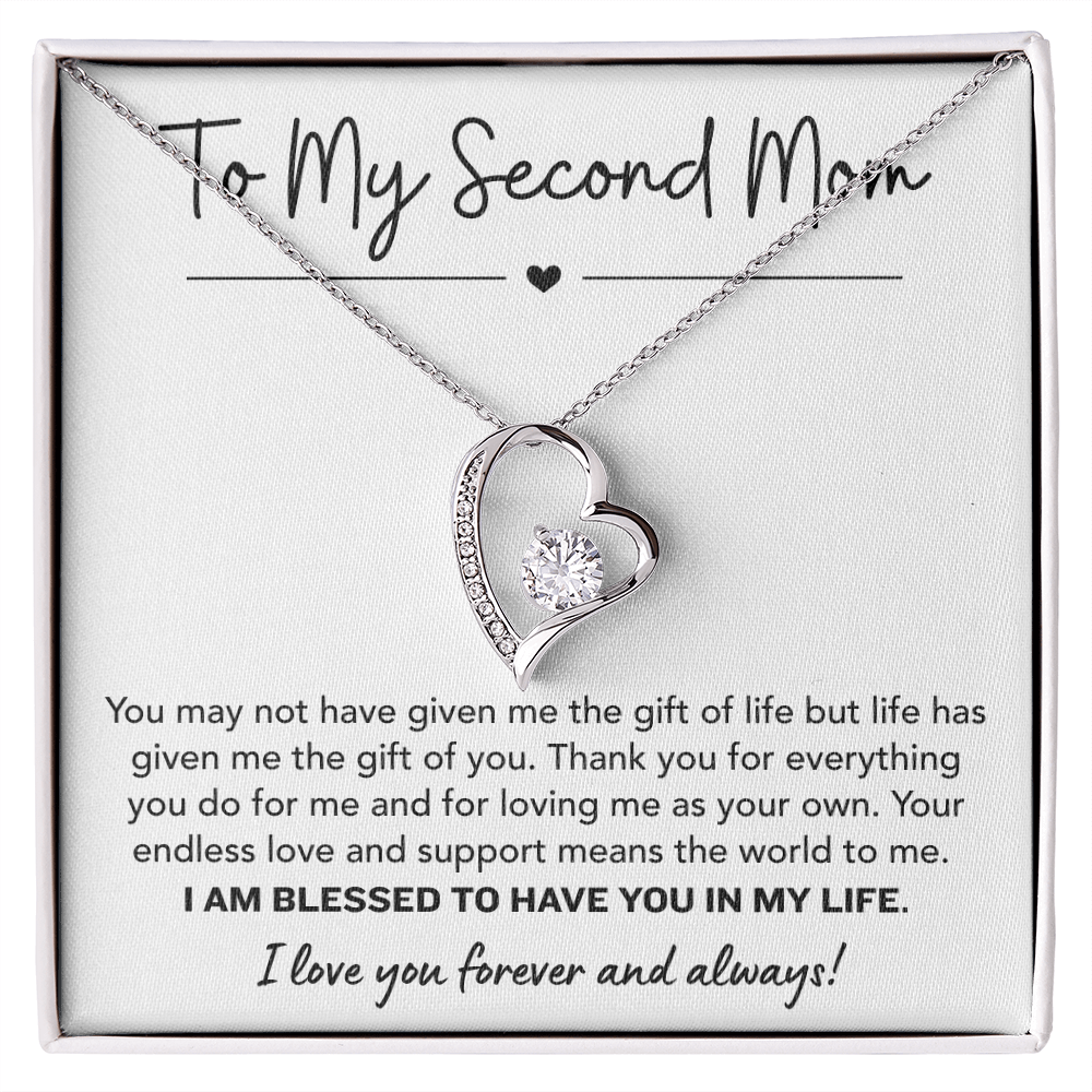 To My Bonus Mom Necklace, Valentines Day Gifts