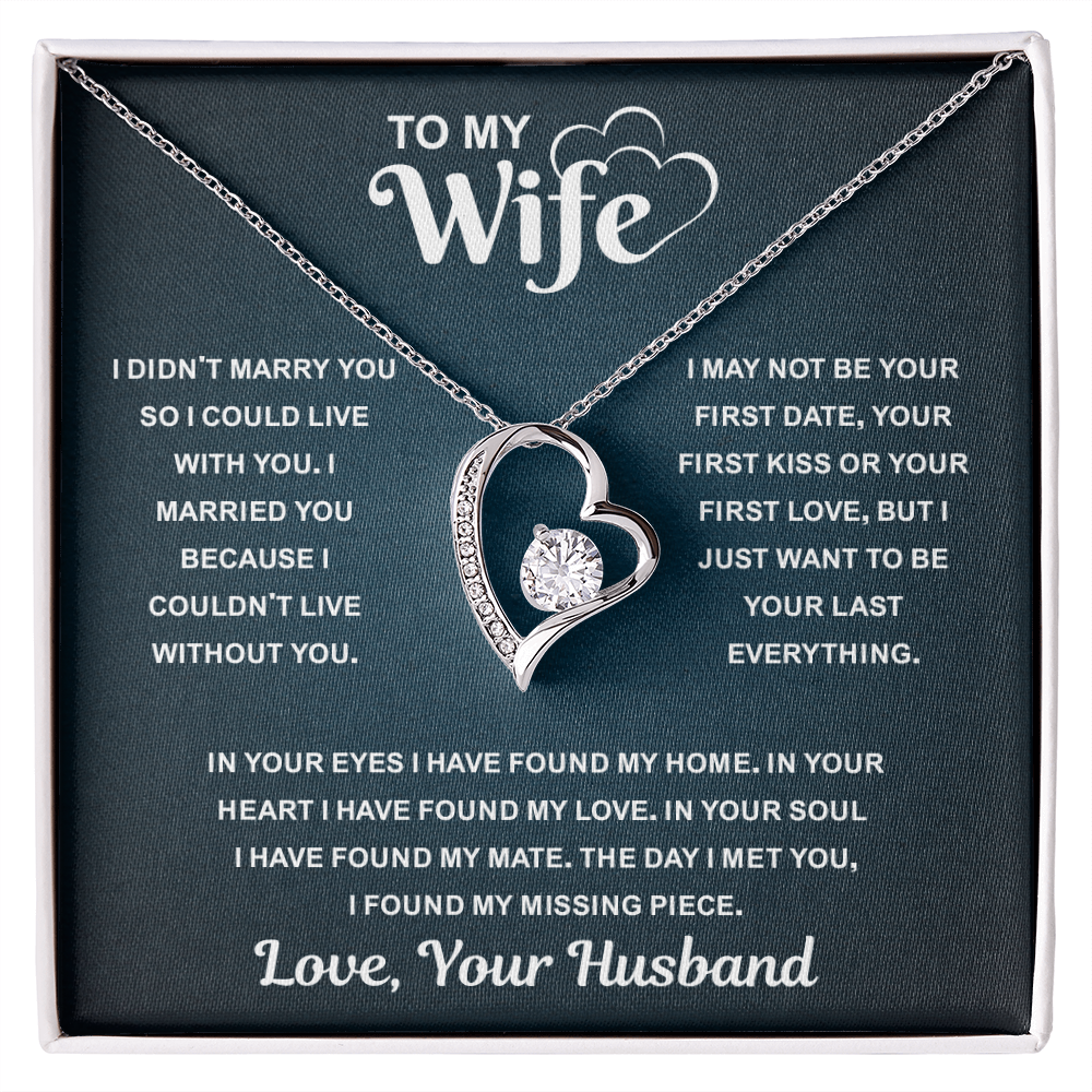 Best Gifts for Wife, When Your Wife Puts It On, Her Heart Shines Through