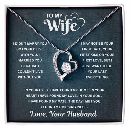 Best Gifts for Wife, When Your Wife Puts It On, Her Heart Shines Through