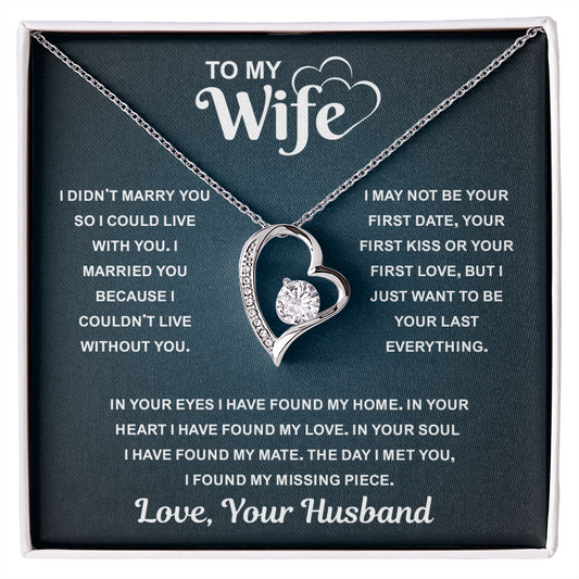 Best Gifts for Wife, When Your Wife Puts It On, Her Heart Shines Through
