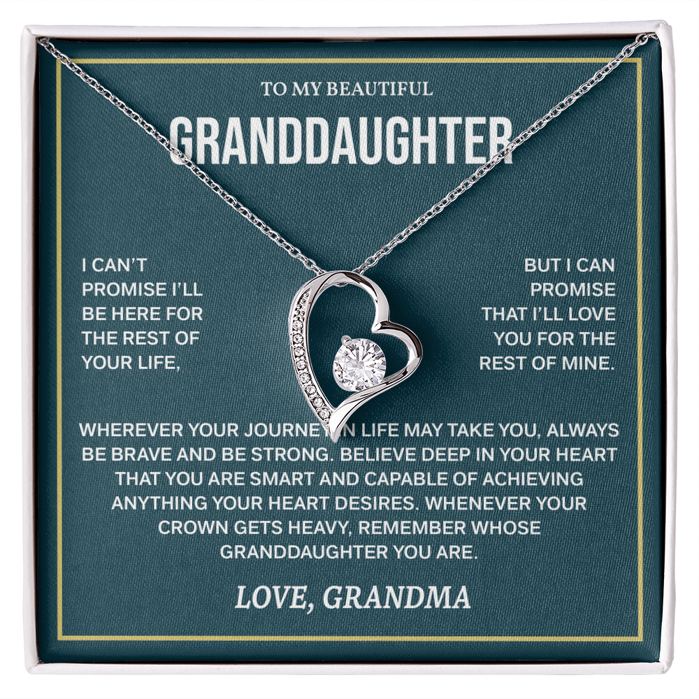 Necklaces for Granddaughters, To My Granddaughter Jewelry