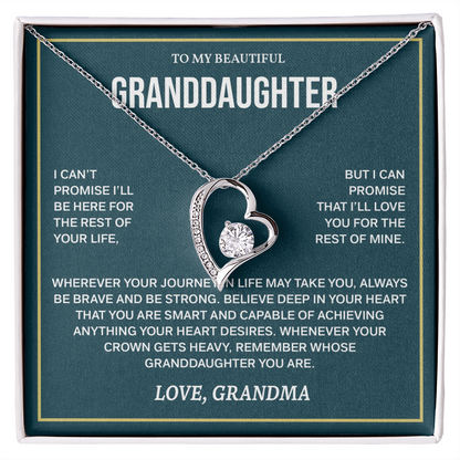 Necklaces for Granddaughters, To My Granddaughter Jewelry