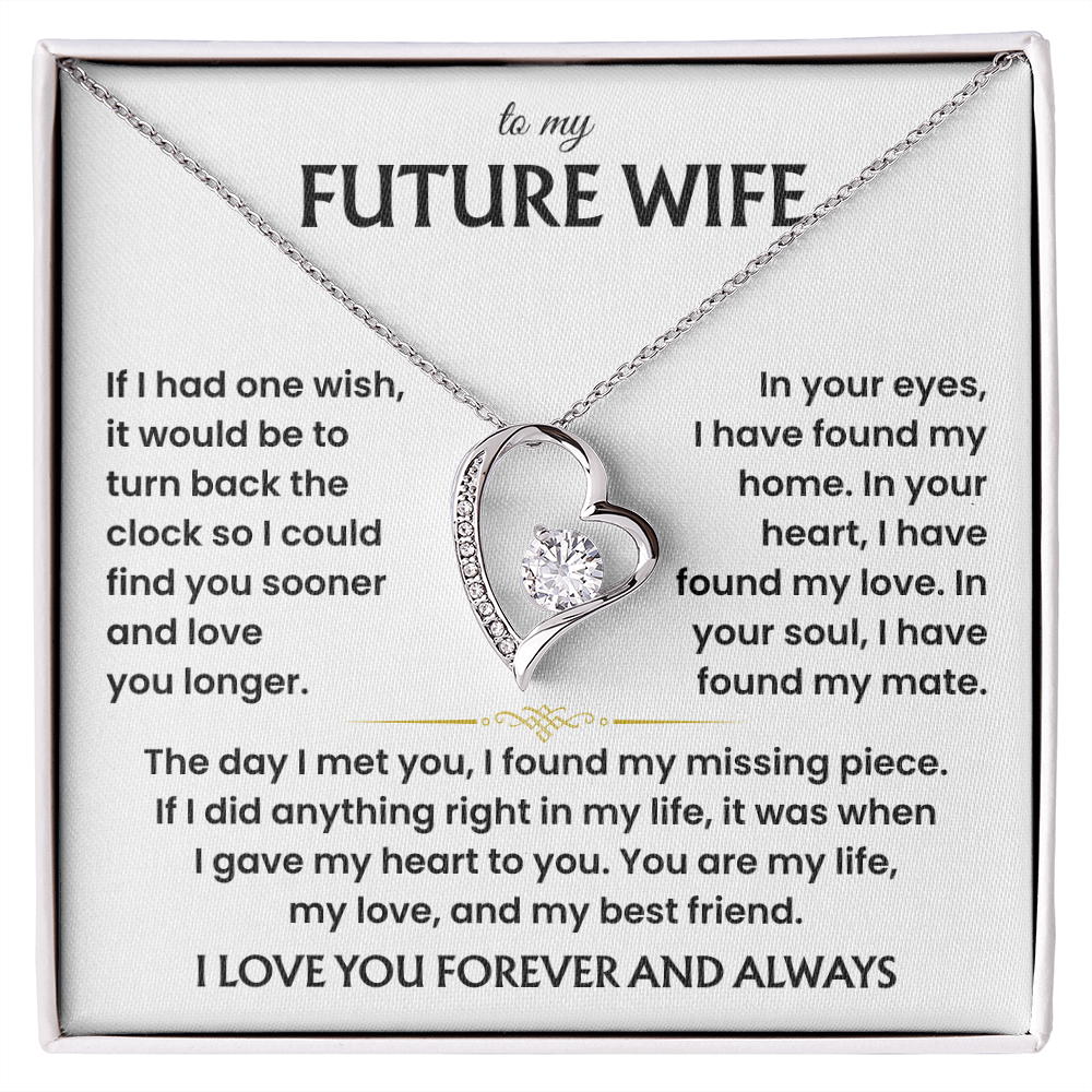 To My Future Wife Necklace, Wife Necklace From Husband