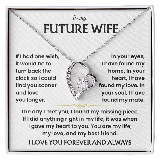 To My Future Wife Necklace, Wife Necklace From Husband