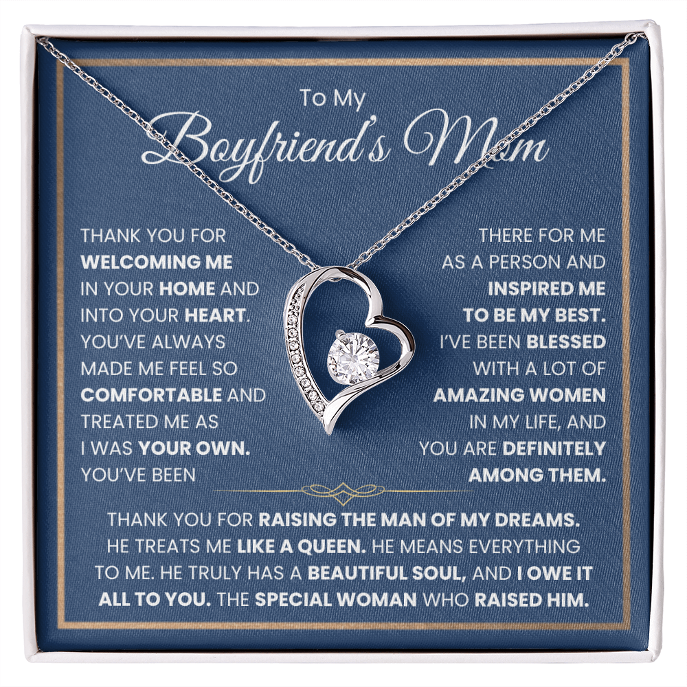 To My Boyfriend's Mom Necklace – Thoughtful Gift From Girlfriend
