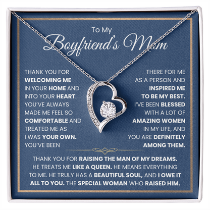 To My Boyfriend's Mom Necklace – Thoughtful Gift From Girlfriend