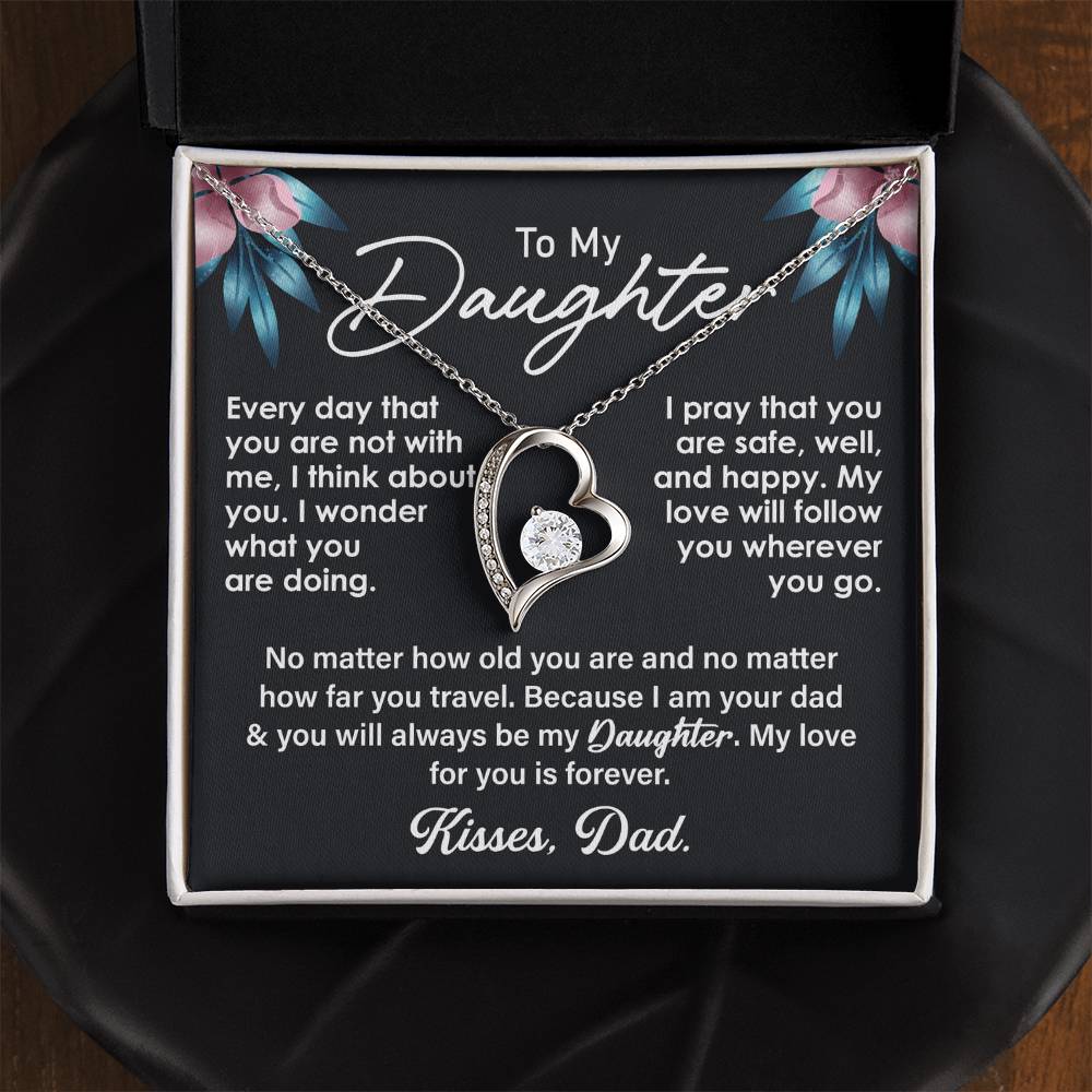 Daughter Necklace - Forever Love Pendant, Meaningful Gifts