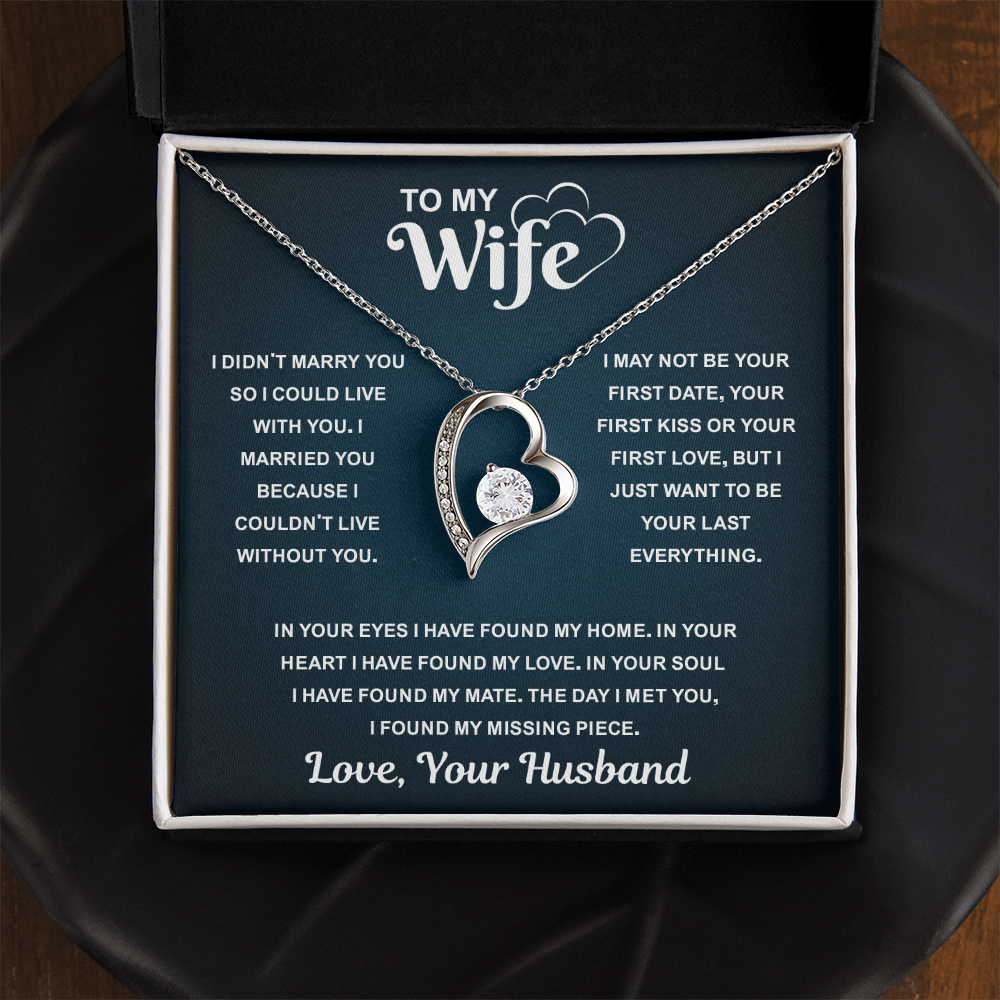 Best Gifts for Wife, When Your Wife Puts It On, Her Heart Shines Through
