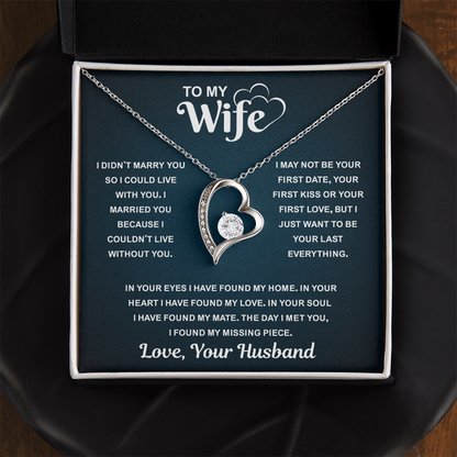Best Gifts for Wife, When Your Wife Puts It On, Her Heart Shines Through