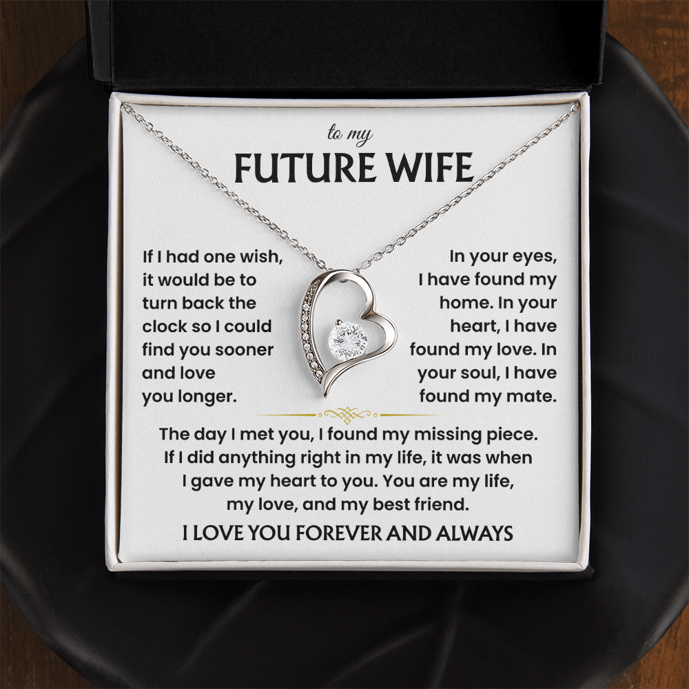 To My Future Wife Necklace, Wife Necklace From Husband