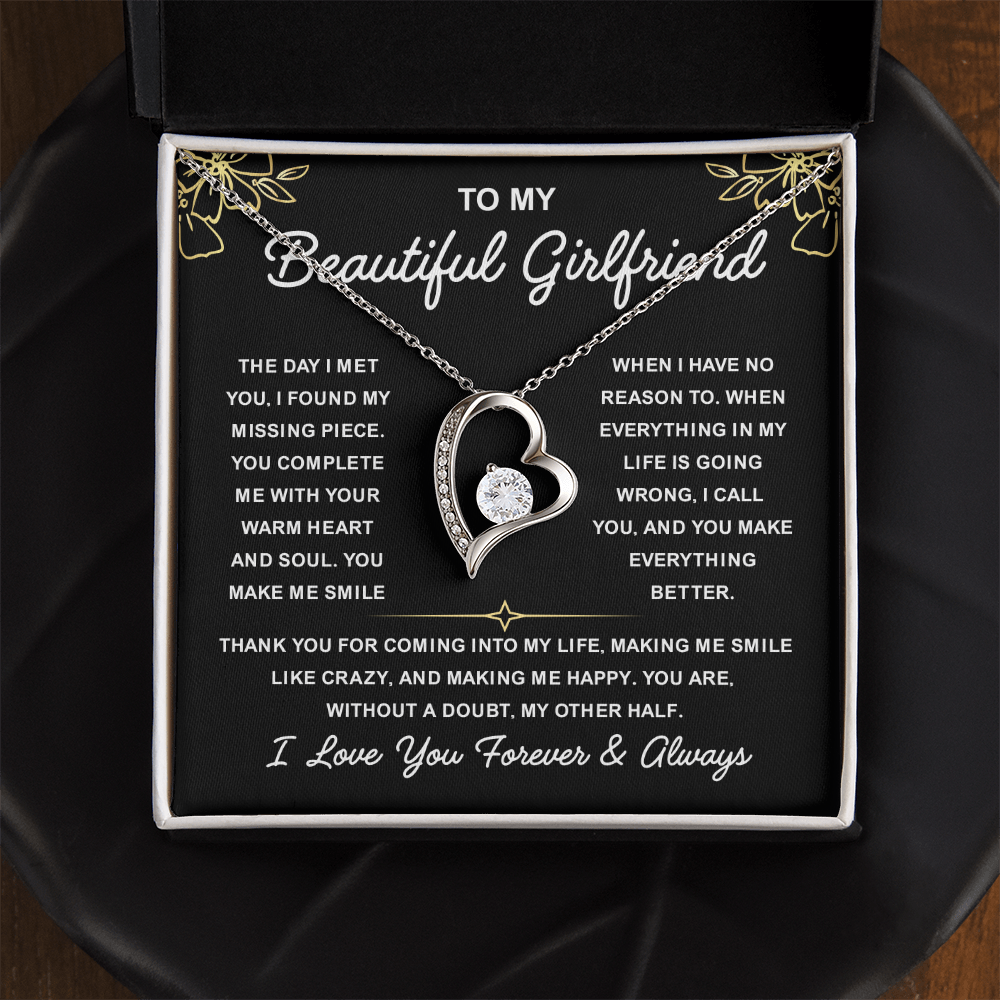 Necklace from Boyfriend, Seeing Your Girlfriend Wear It Makes Her Glow Inside and Out