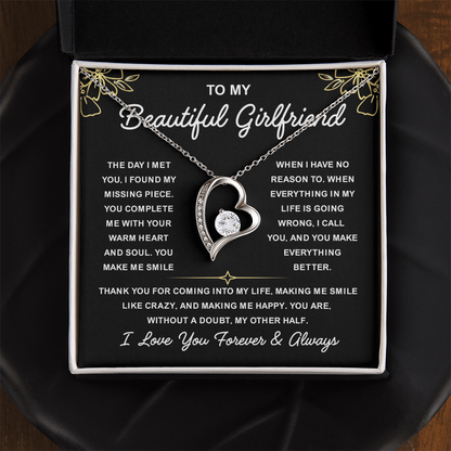 Necklace from Boyfriend, Seeing Your Girlfriend Wear It Makes Her Glow Inside and Out