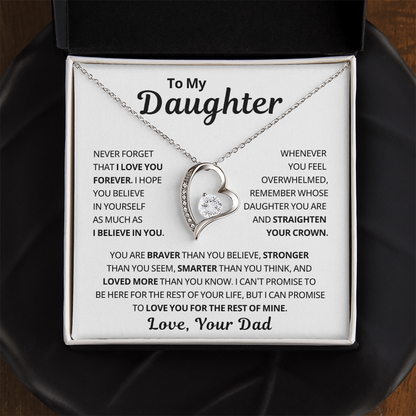 Mother Daughter Necklace, It Highlights The Warmth in Her Smile