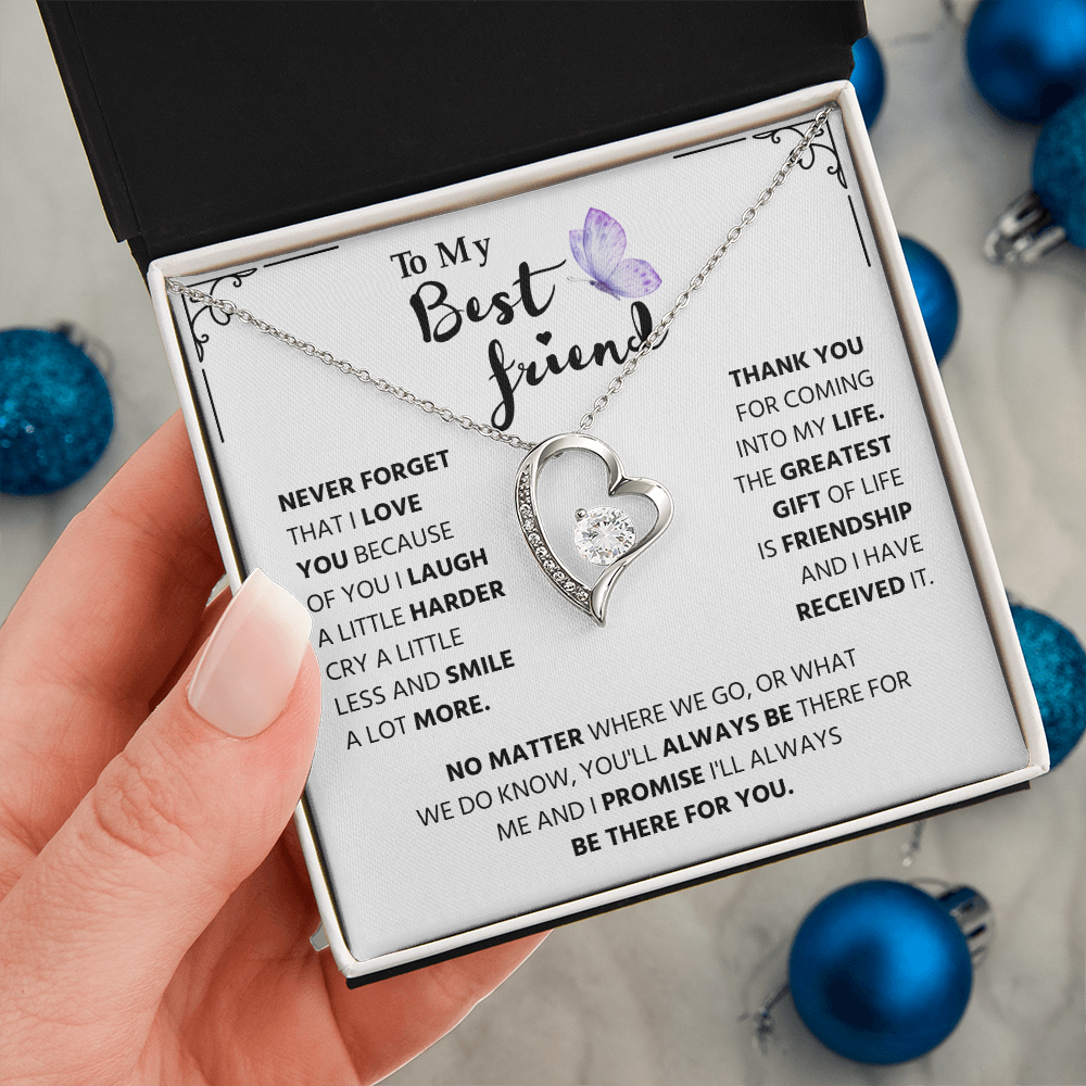 Gifts for Best Friend, Forever Love Necklace