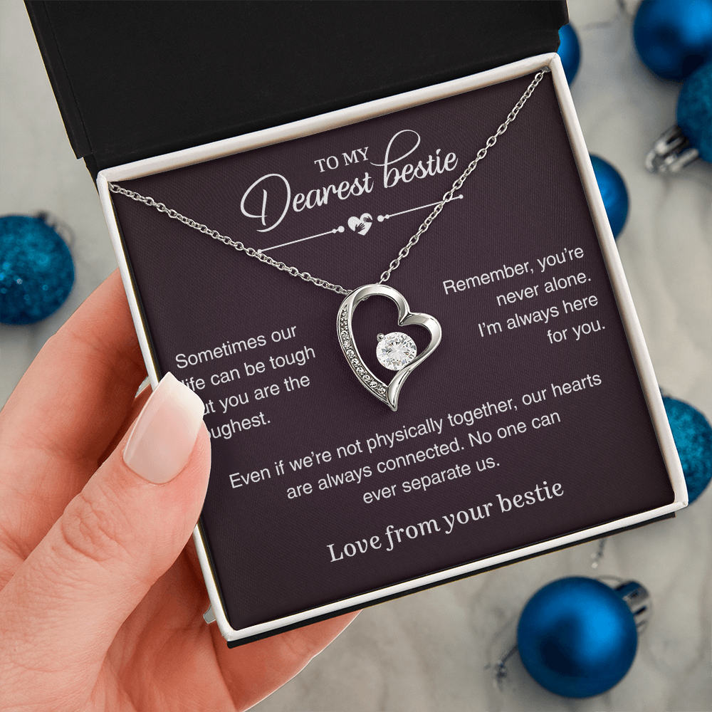 Gold Heart Necklace For Her - Special Gift For Best Friend