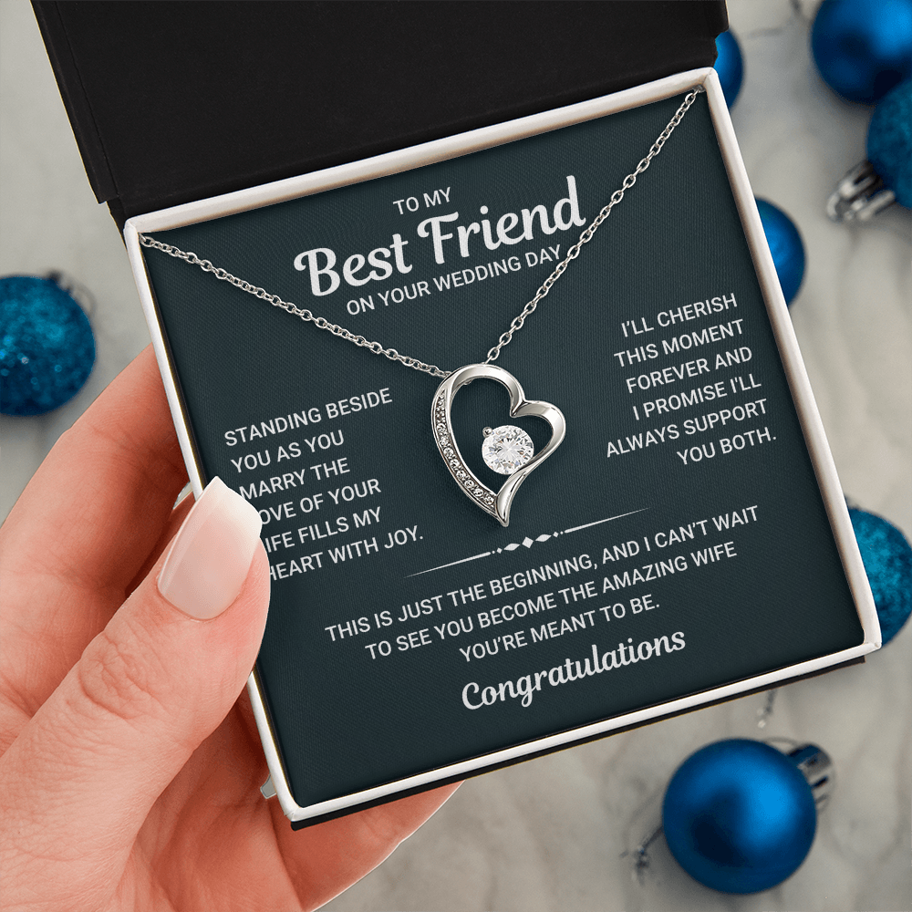 Forever Love Necklace Wedding Present Ideas For Bestie