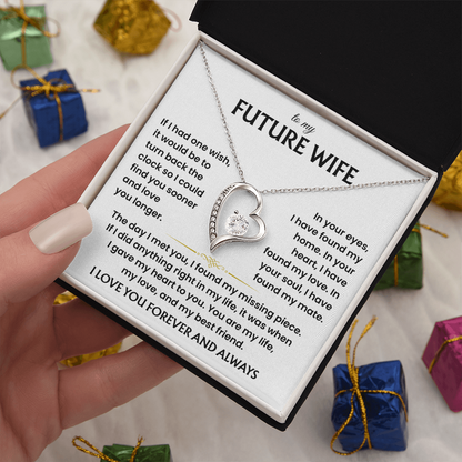 To My Future Wife Necklace, Wife Necklace From Husband