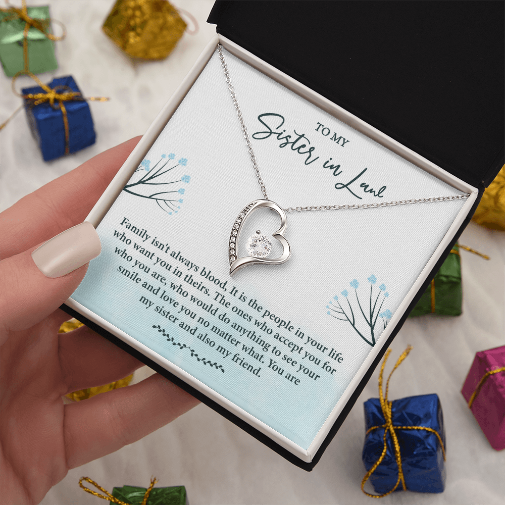 Sister in Law Necklace, Forever Love Necklace