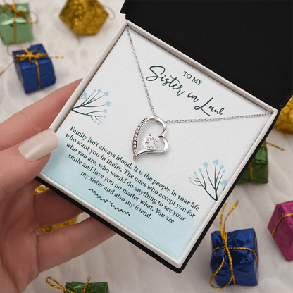 Sister in Law Necklace, Forever Love Necklace